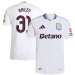 aston villa adidas away authentic shirt 2024-25 with bailey 31 cup printing Collection | Official Aston Villa Jerseys for Fans