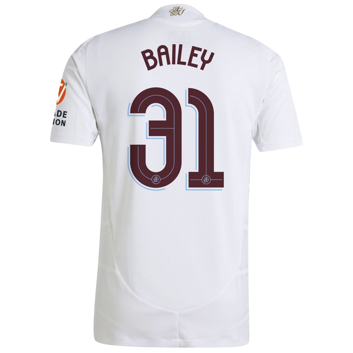 aston villa adidas away authentic shirt 2024-25 with bailey 31 cup printing Collection | Official Aston Villa Jerseys for Fans