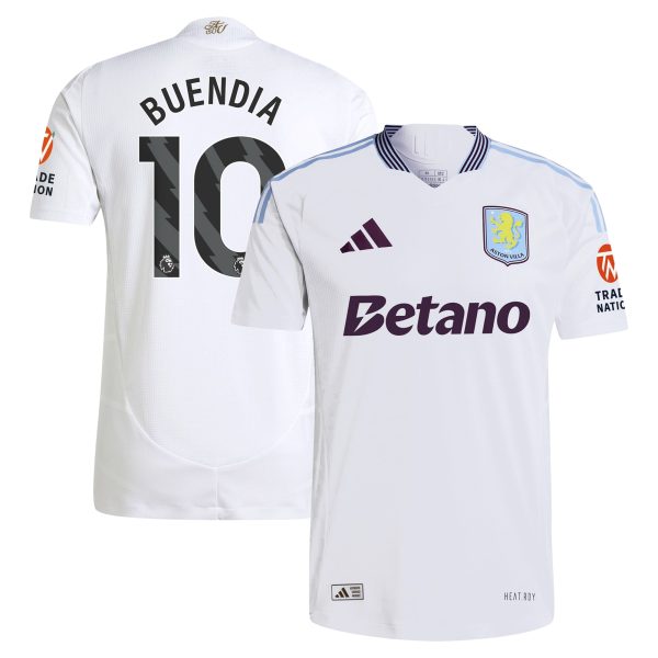 aston villa adidas away authentic shirt 2024-25 with buendia 10 printing Collection | Official Aston Villa Jerseys for Fans