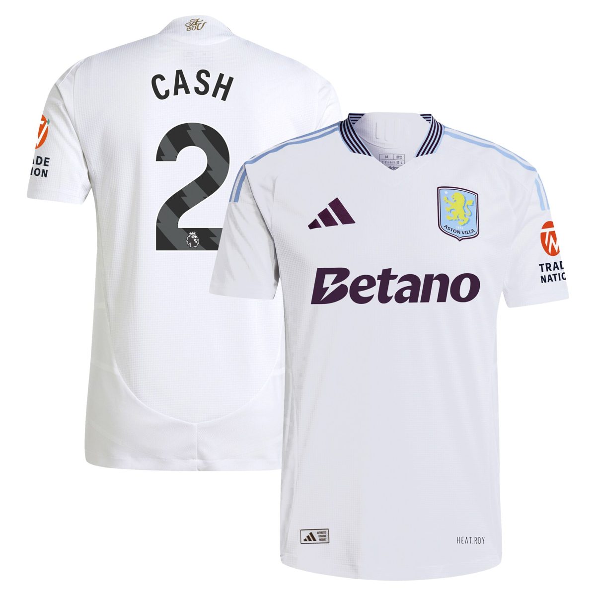 aston villa adidas away authentic shirt 2024-25 with cash 2 printing Collection | Official Aston Villa Jerseys for Fans