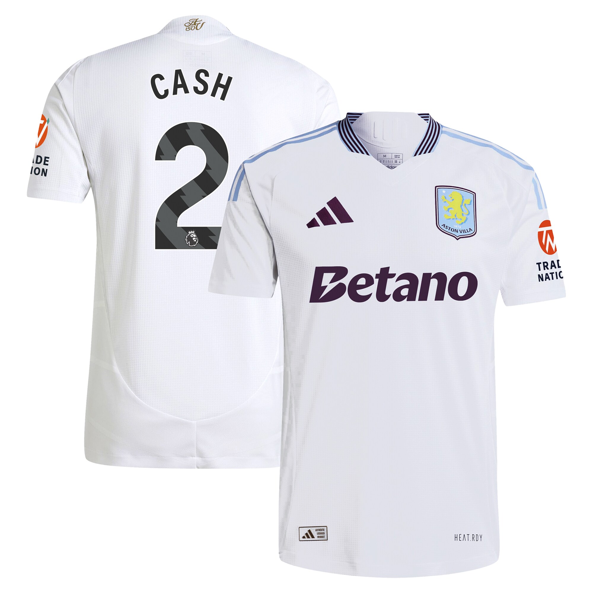 aston villa adidas away authentic shirt 2024-25 with cash 2 printing Collection | Official Aston Villa Jerseys for Fans