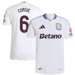 aston villa adidas away authentic shirt 2024-25 with corsie 6 cup printing Collection | Official Aston Villa Jerseys for Fans