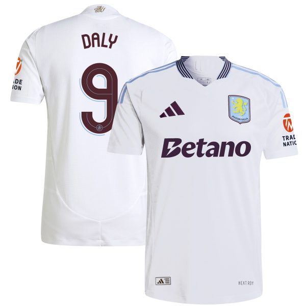 aston villa adidas away authentic shirt 2024-25 with daly 9 cup printing Collection | Official Aston Villa Jerseys for Fans