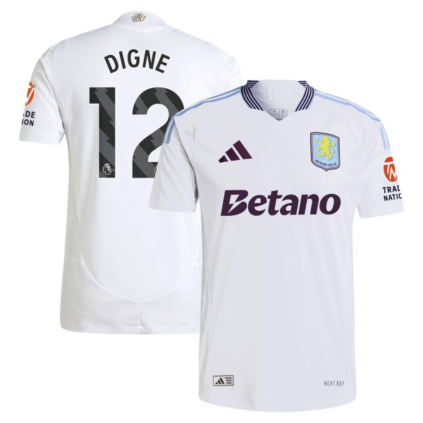 aston villa adidas away authentic shirt 2024-25 with digne 12 printing Collection | Official Aston Villa Jerseys for Fans