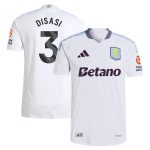 aston villa adidas away authentic shirt 2024-25 with disasi 3 printing Collection | Official Aston Villa Jerseys for Fans
