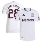 aston villa adidas away authentic shirt 2024-25 with gabi nunes 28 cup printing Collection | Official Aston Villa Jerseys for Fans