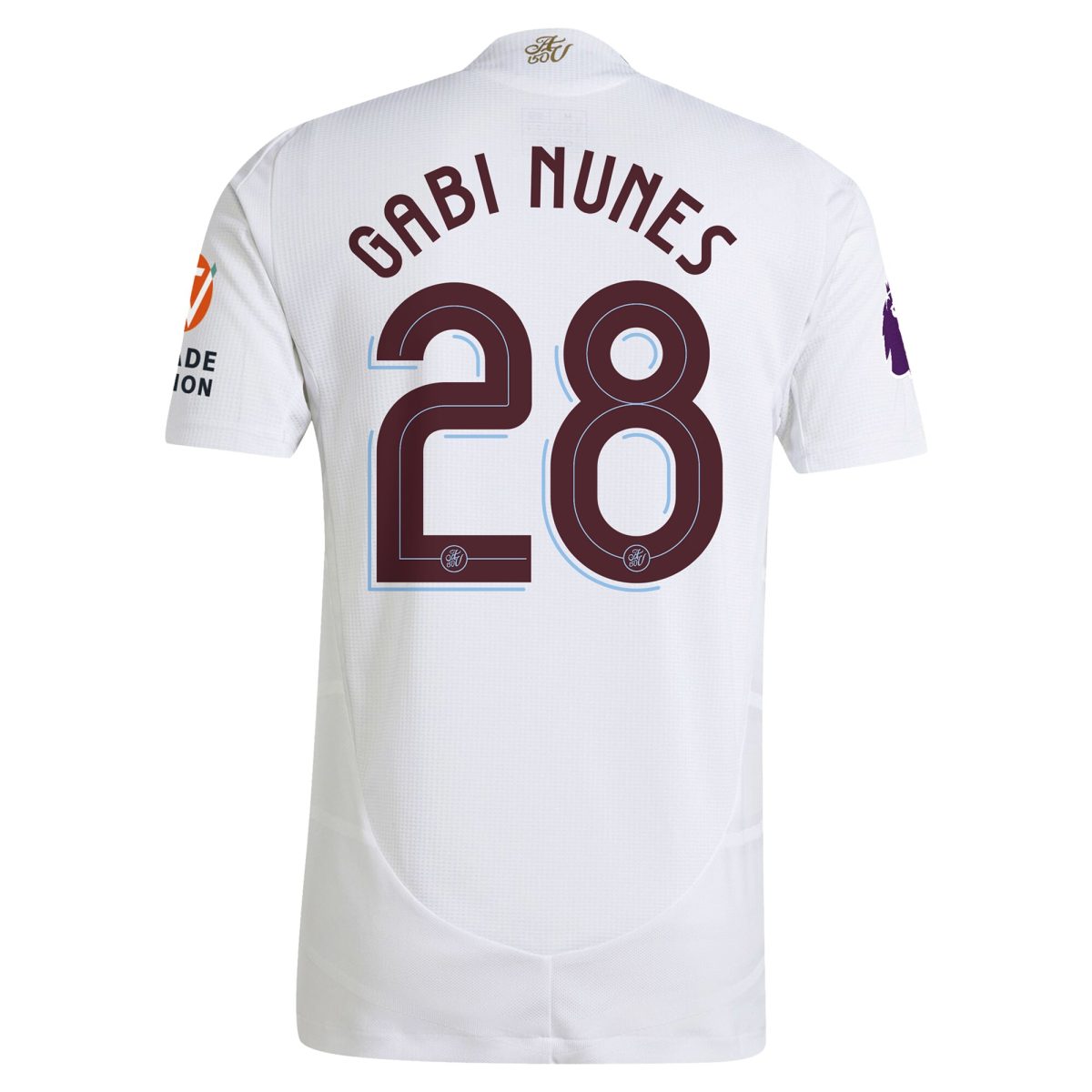 aston villa adidas away authentic shirt 2024-25 with gabi nunes 28 cup printing Collection | Official Aston Villa Jerseys for Fans