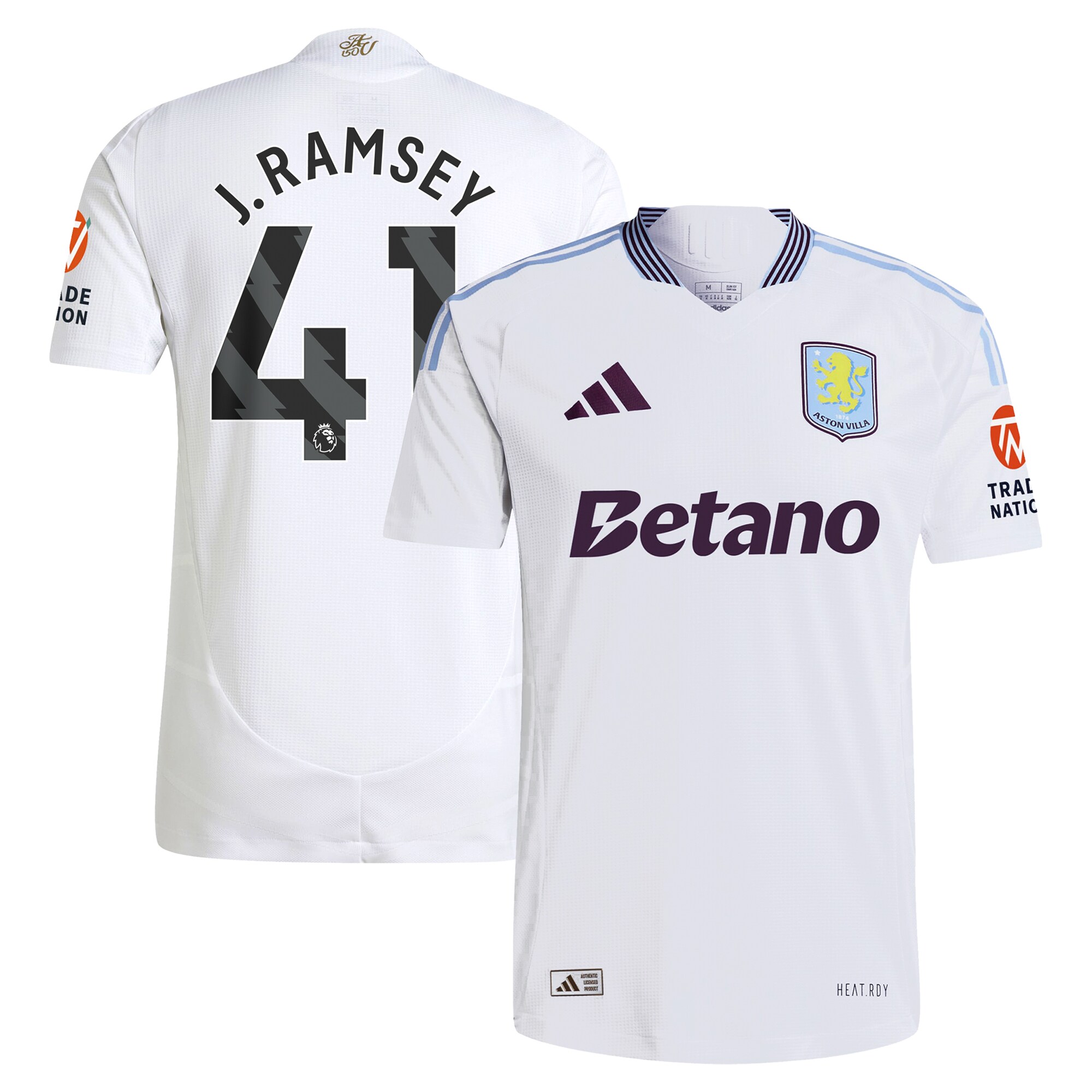 aston villa adidas away authentic shirt 2024-25 with j. ramsey 41 printing Collection | Official Aston Villa Jerseys for Fans