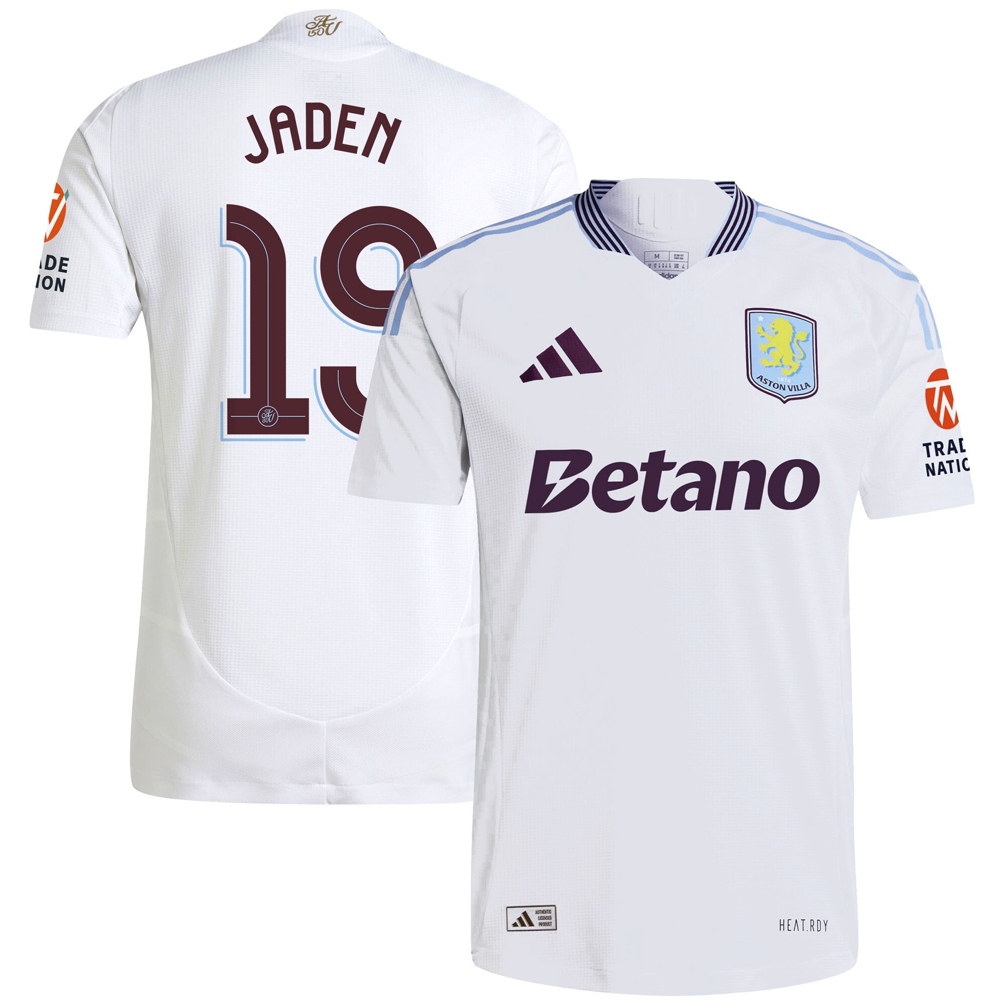 aston villa adidas away authentic shirt 2024-25 with jaden 19 cup printing Collection | Official Aston Villa Jerseys for Fans