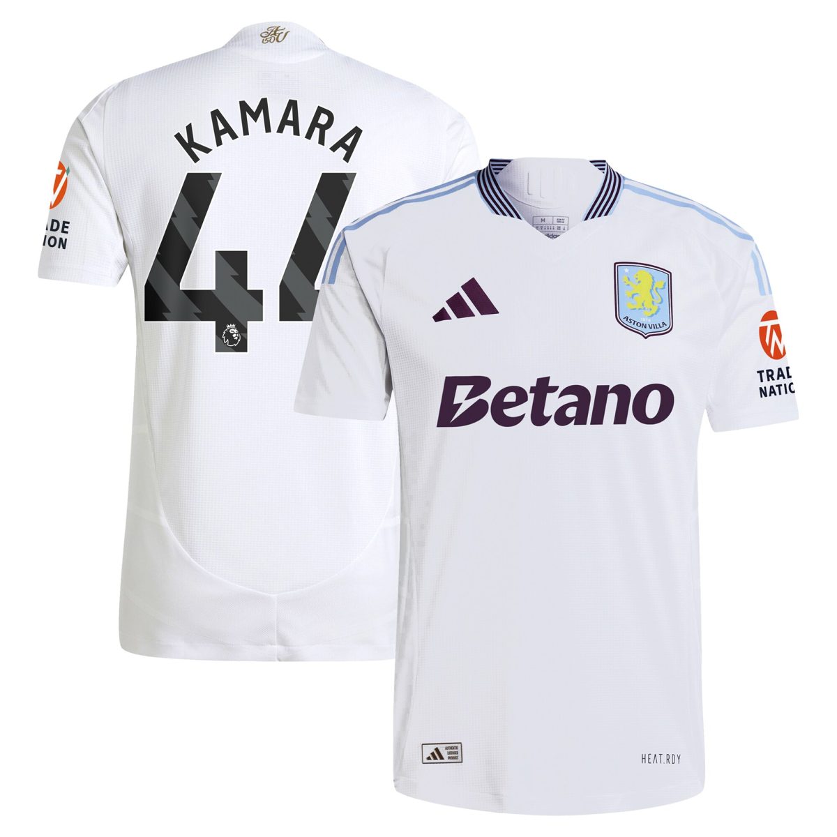 aston villa adidas away authentic shirt 2024-25 with kamara 44 printing Collection | Official Aston Villa Jerseys for Fans