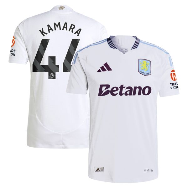 aston villa adidas away authentic shirt 2024-25 with kamara 44 printing Collection | Official Aston Villa Jerseys for Fans