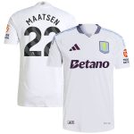aston villa adidas away authentic shirt 2024-25 with maatsen 22 printing Collection | Official Aston Villa Jerseys for Fans