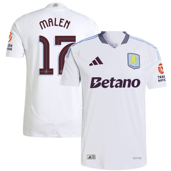 aston villa adidas away authentic shirt 2024-25 with malen 17 cup printing Collection | Official Aston Villa Jerseys for Fans