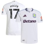 aston villa adidas away authentic shirt 2024-25 with malen 17 printing Collection | Official Aston Villa Jerseys for Fans