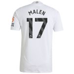 aston villa adidas away authentic shirt 2024-25 with malen 17 printing Collection | Official Aston Villa Jerseys for Fans