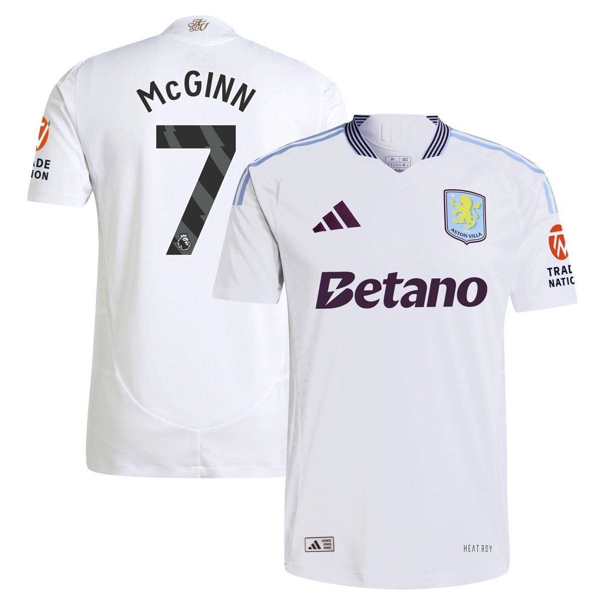 aston villa adidas away authentic shirt 2024-25 with mcginn 7 printing Collection | Official Aston Villa Jerseys for Fans