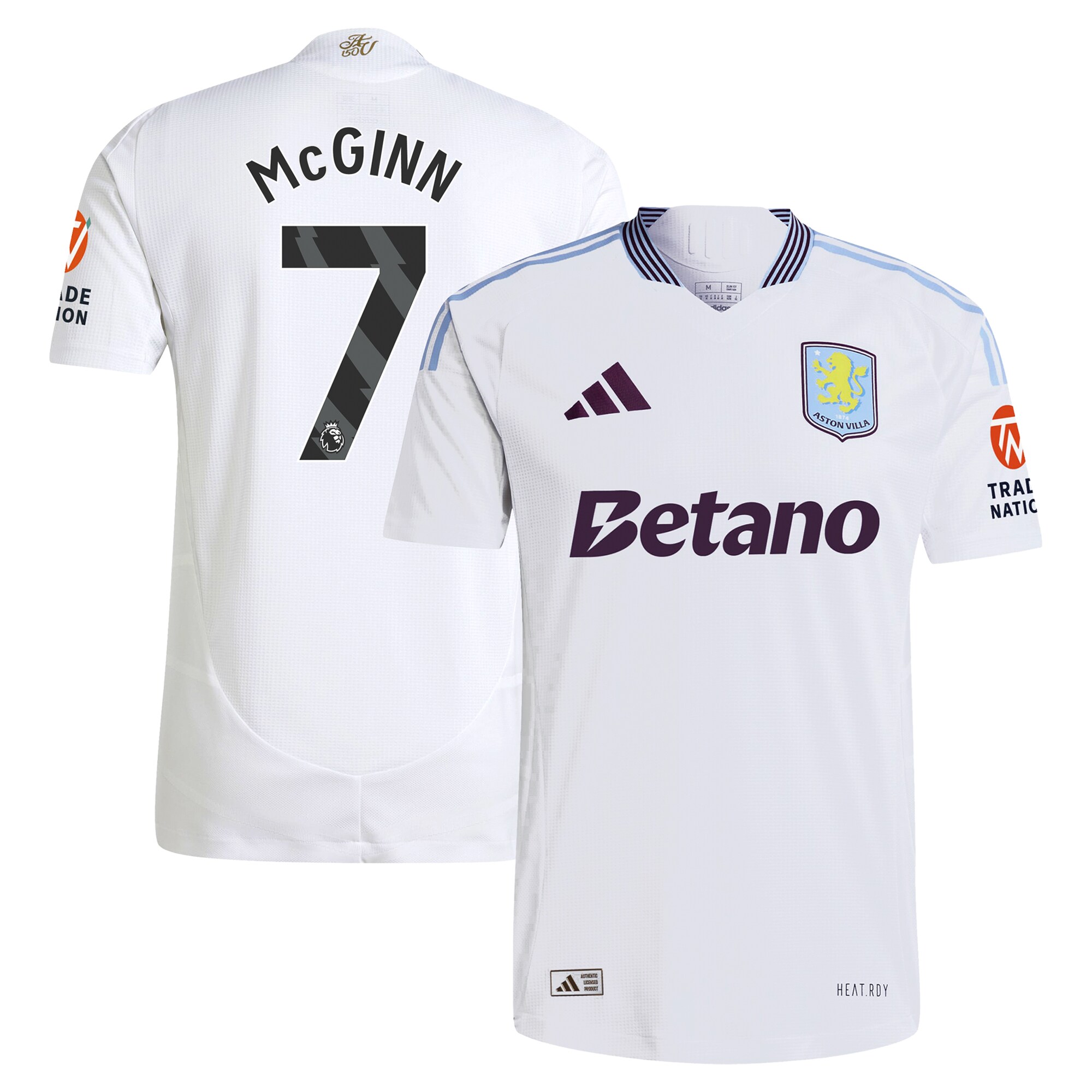 aston villa adidas away authentic shirt 2024-25 with mcginn 7 printing Collection | Official Aston Villa Jerseys for Fans