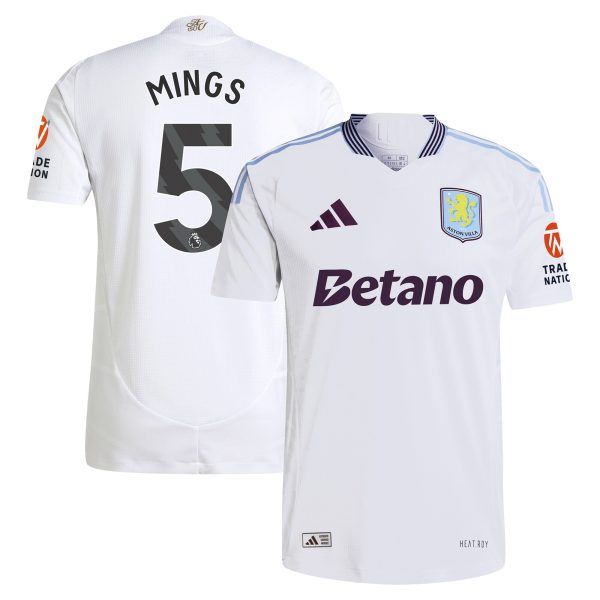 aston villa adidas away authentic shirt 2024-25 with mings 5 printing Collection | Official Aston Villa Jerseys for Fans