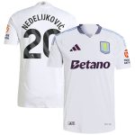 aston villa adidas away authentic shirt 2024-25 with nedeljković 20 printing Collection | Official Aston Villa Jerseys for Fans