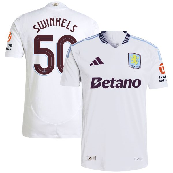 aston villa adidas away authentic shirt 2024-25 with swinkels 50 cup printing Collection | Official Aston Villa Jerseys for Fans