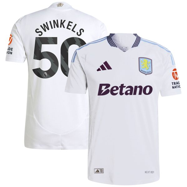 aston villa adidas away authentic shirt 2024-25 with swinkels 50 printing Collection | Official Aston Villa Jerseys for Fans
