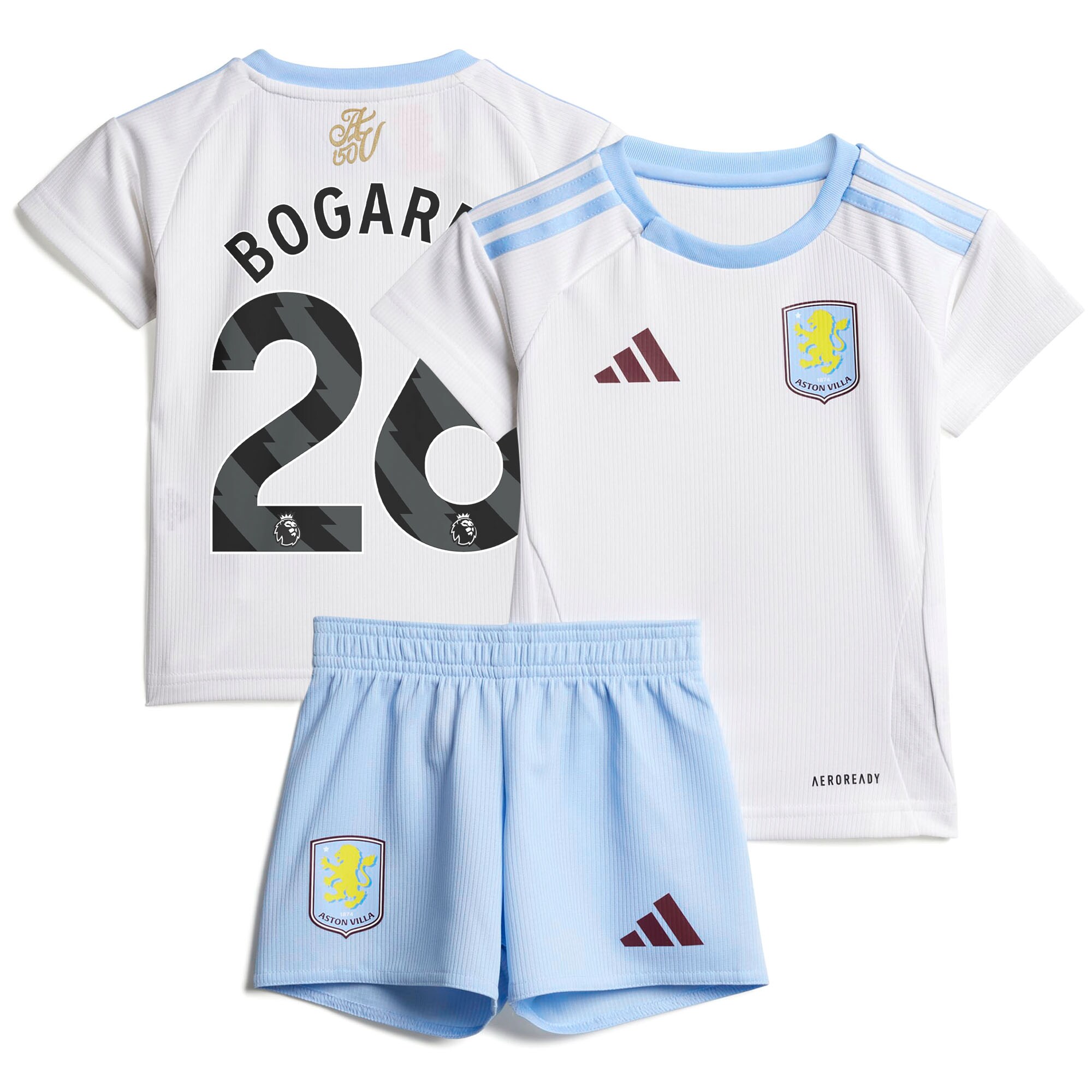 aston villa adidas away baby kit 2024-25 with bogarde 26 printing Collection | Official Aston Villa Jerseys for Fans