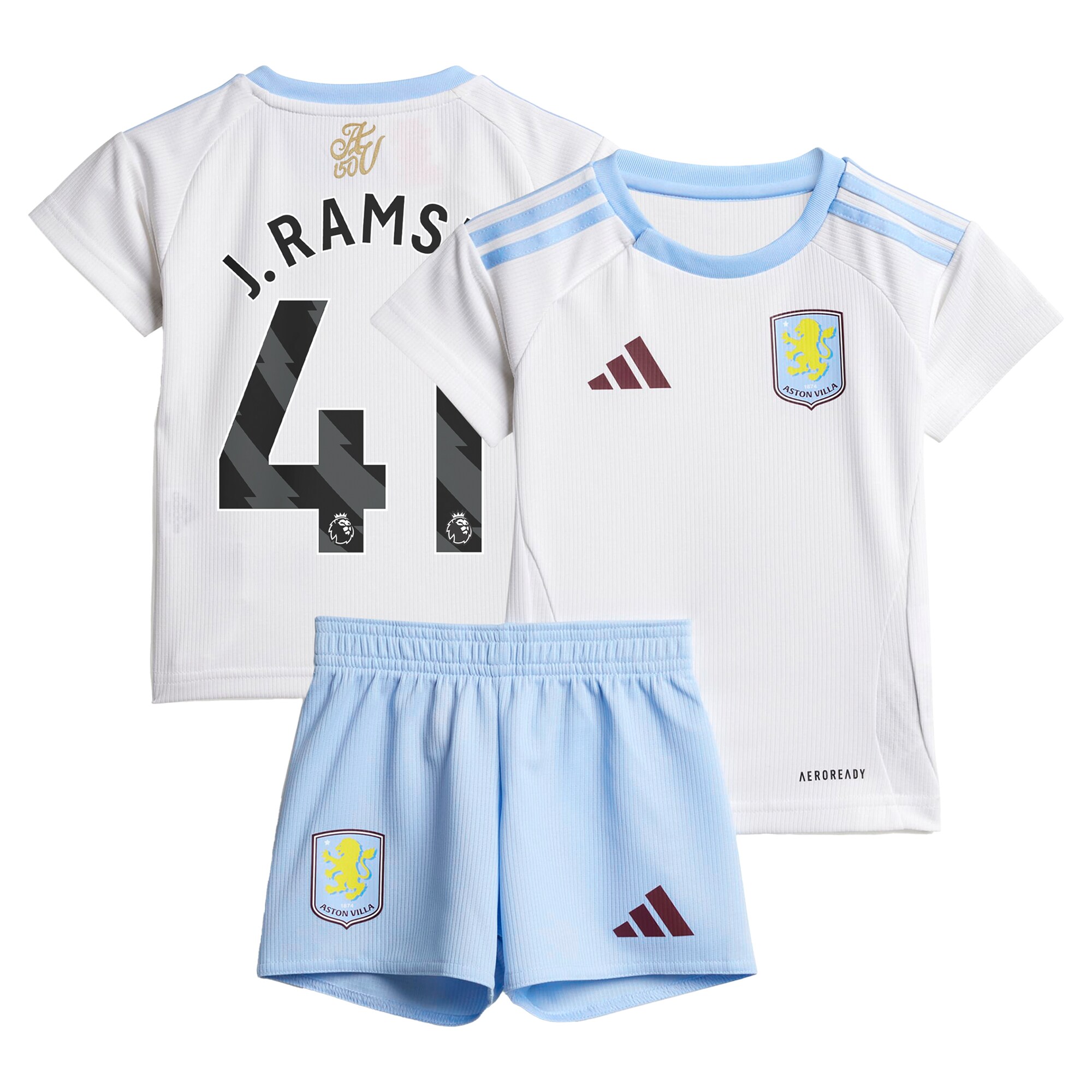 aston villa adidas away baby kit 2024-25 with j. ramsey 41 printing Collection | Official Aston Villa Jerseys for Fans