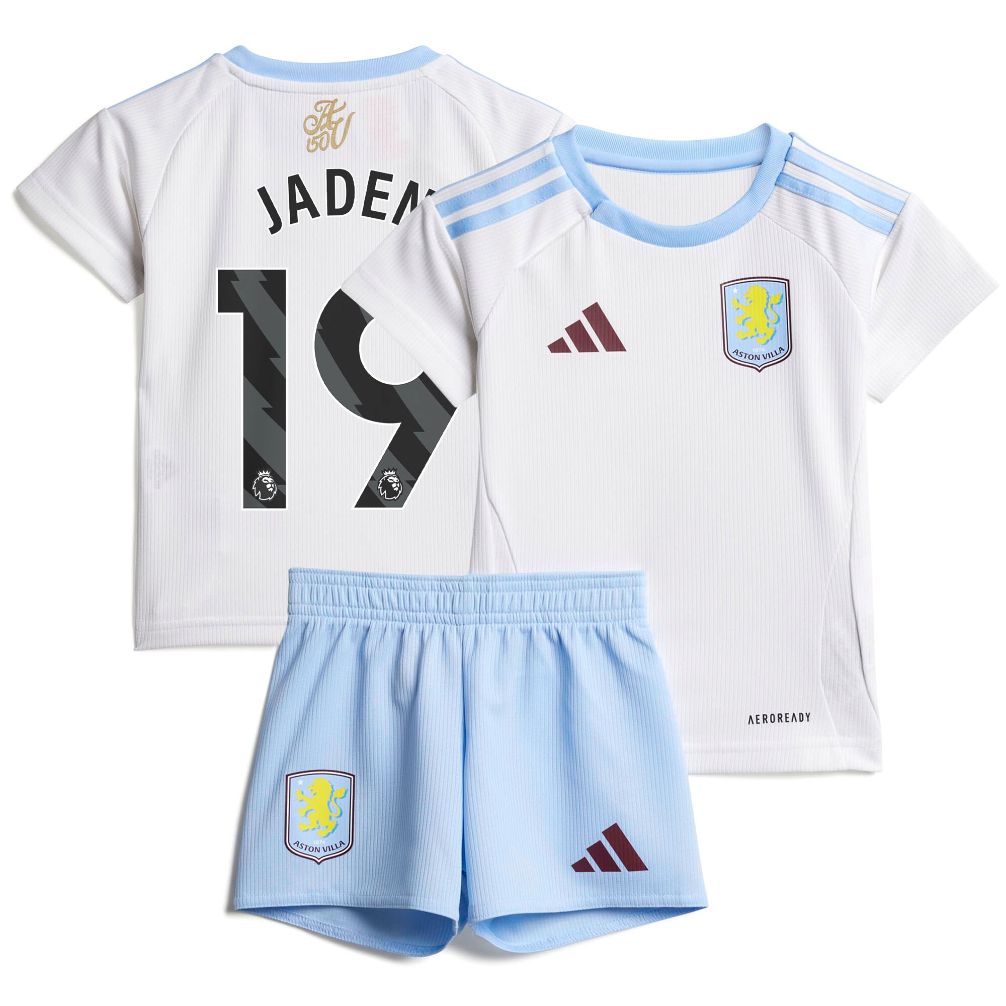 aston villa adidas away baby kit 2024-25 with jaden 19 printing Collection | Official Aston Villa Jerseys for Fans