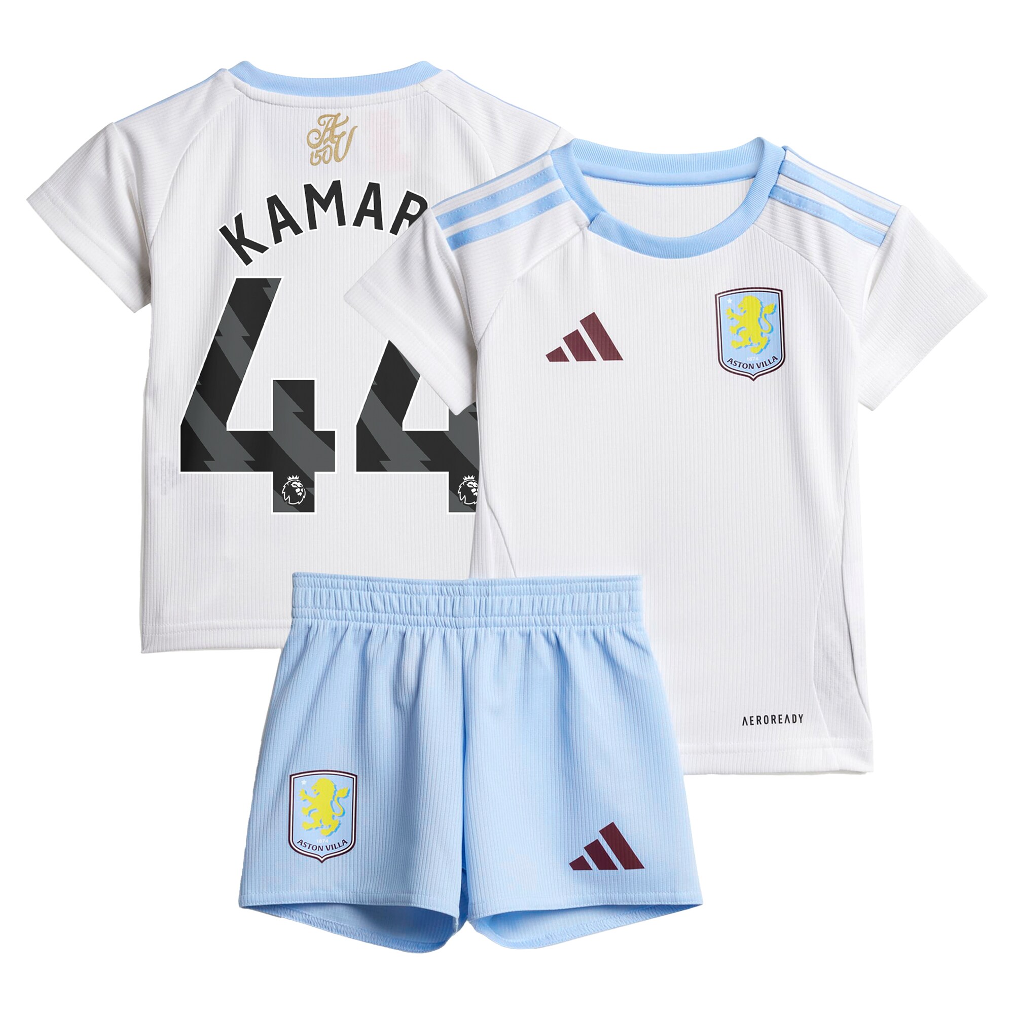 aston villa adidas away baby kit 2024-25 with kamara 44 printing Collection | Official Aston Villa Jerseys for Fans