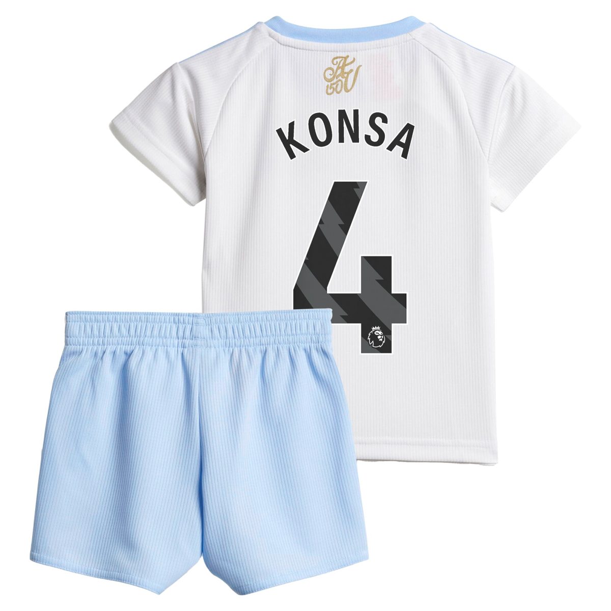 aston villa adidas away baby kit 2024-25 with konsa 4 printing Collection | Official Aston Villa Jerseys for Fans