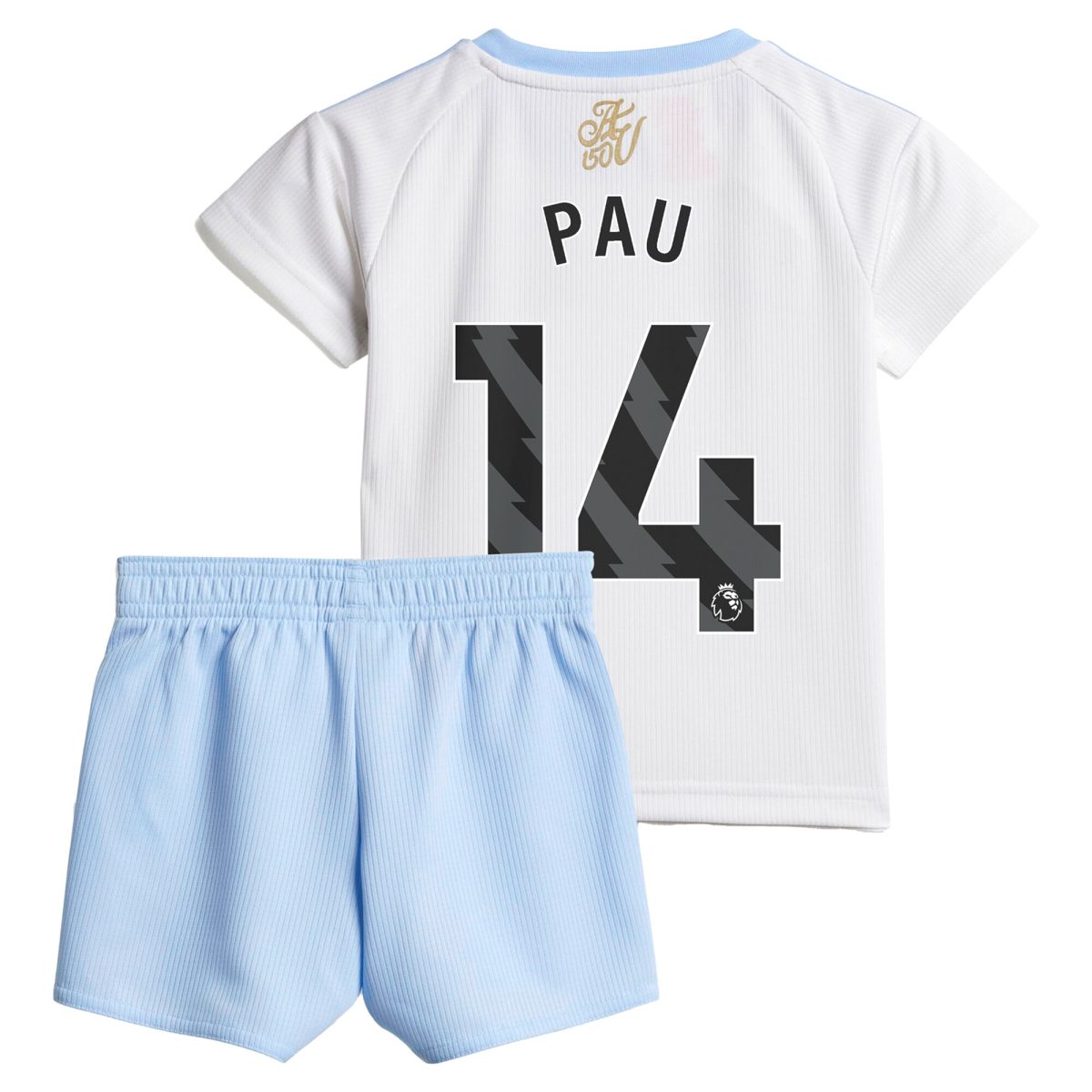 aston villa adidas away baby kit 2024-25 with pau 14 printing Collection | Official Aston Villa Jerseys for Fans