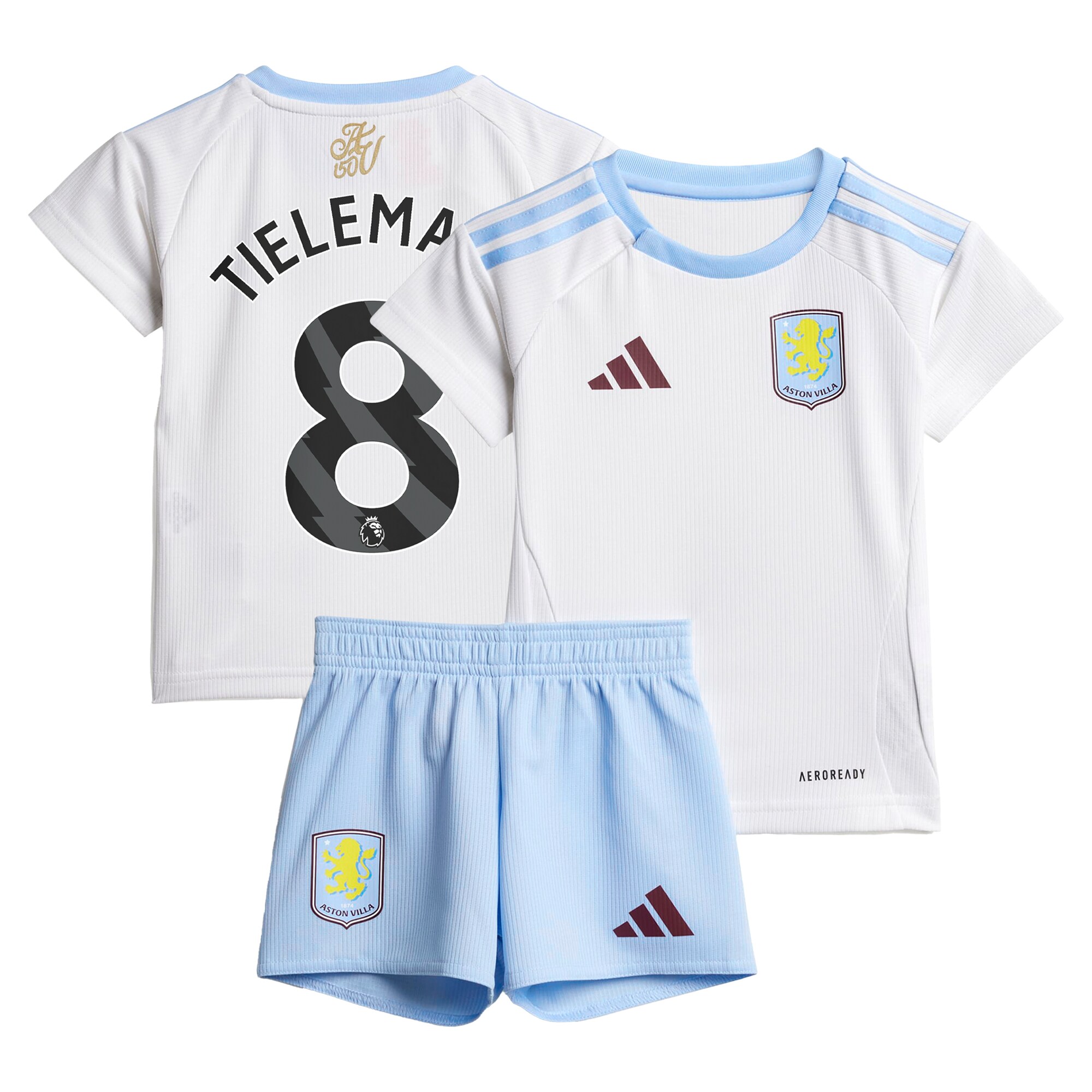 aston villa adidas away baby kit 2024-25 with tielemans 8 printing Collection | Official Aston Villa Jerseys for Fans