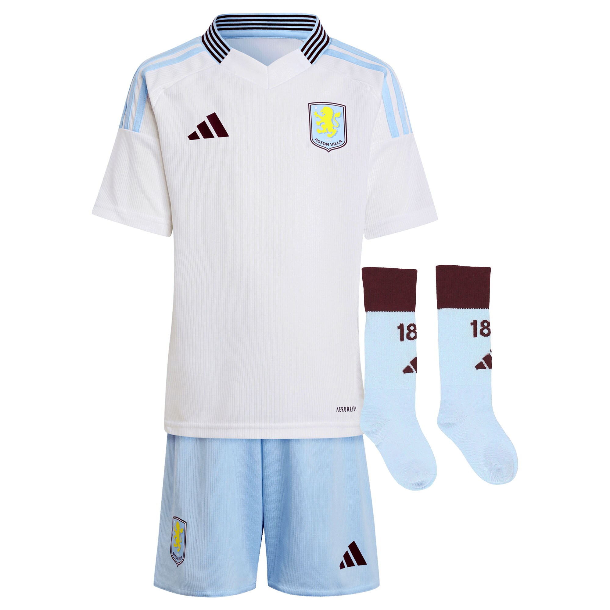 aston villa adidas away mini kit 2024-25 with bogarde 26 printing Collection | Official Aston Villa Jerseys for Fans