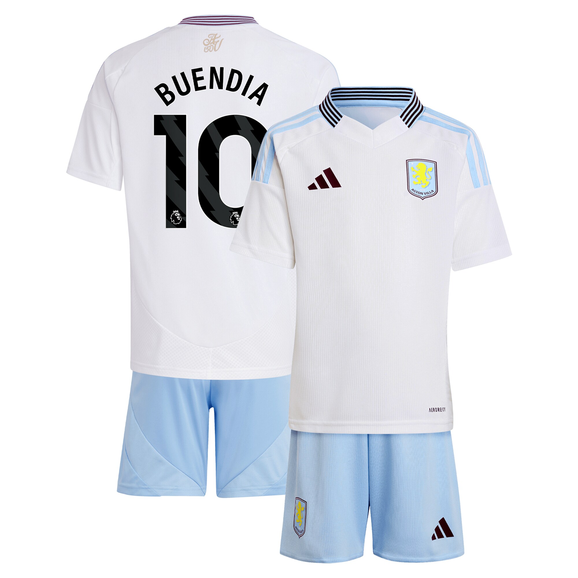 aston villa adidas away mini kit 2024-25 with buendia 10 printing Collection | Official Aston Villa Jerseys for Fans