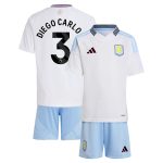 aston villa adidas away mini kit 2024-25 with diego carlos 3 printing Collection | Official Aston Villa Jerseys for Fans