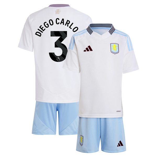 aston villa adidas away mini kit 2024-25 with diego carlos 3 printing Collection | Official Aston Villa Jerseys for Fans