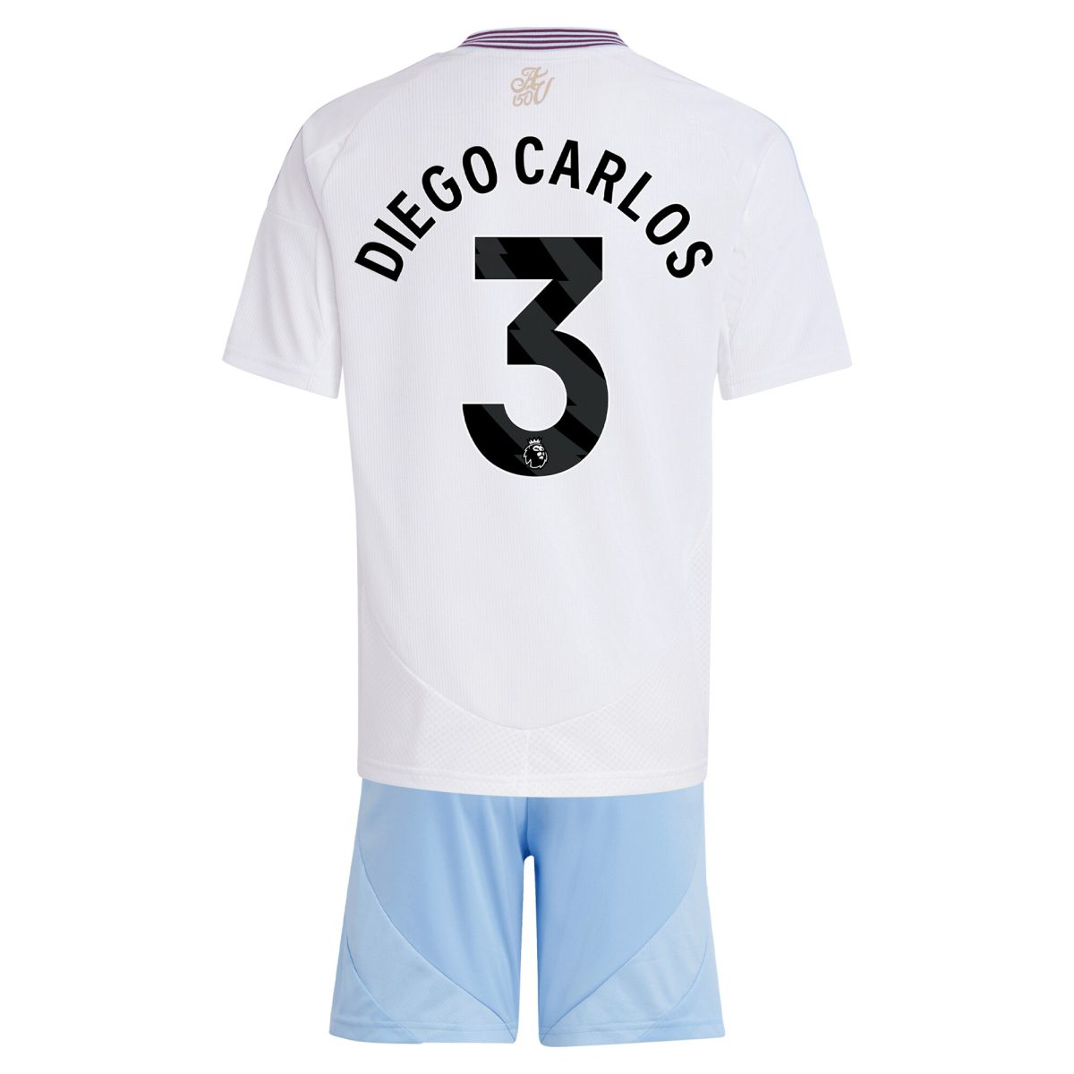 aston villa adidas away mini kit 2024-25 with diego carlos 3 printing Collection | Official Aston Villa Jerseys for Fans