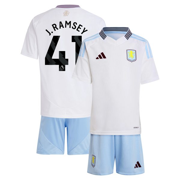 aston villa adidas away mini kit 2024-25 with j. ramsey 41 printing Collection | Official Aston Villa Jerseys for Fans