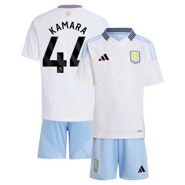 aston villa adidas away mini kit 2024-25 with kamara 44 printing Collection | Official Aston Villa Jerseys for Fans