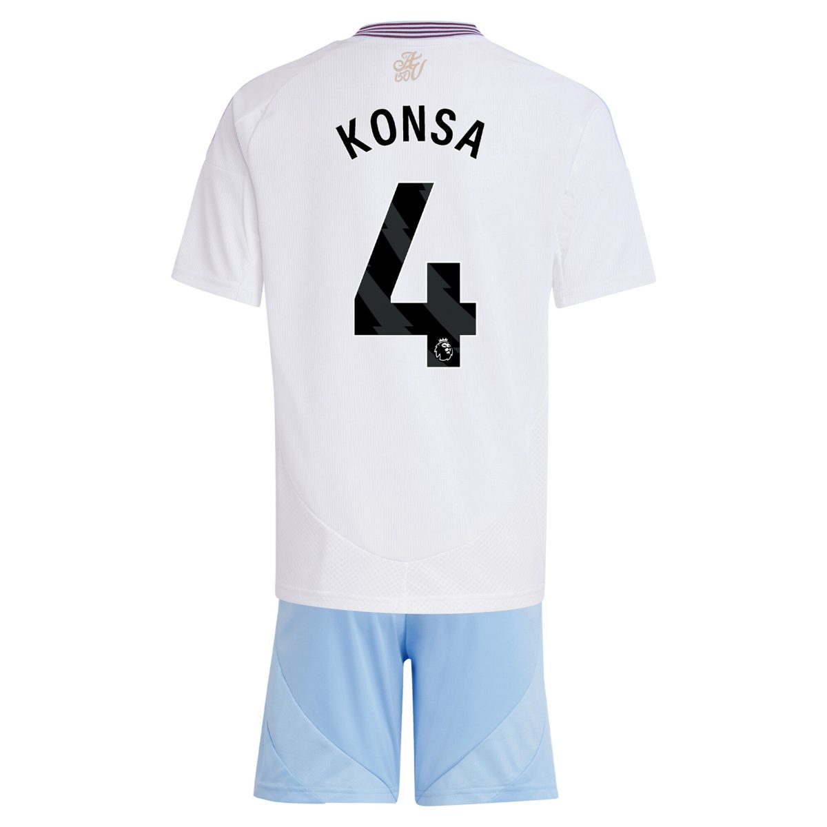 aston villa adidas away mini kit 2024-25 with konsa 4 printing Collection | Official Aston Villa Jerseys for Fans