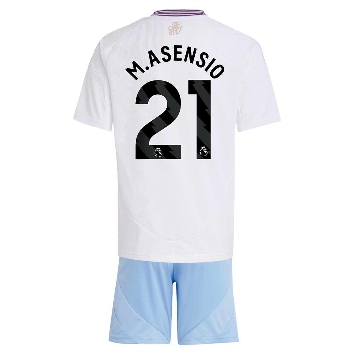 aston villa adidas away mini kit 2024-25 with m.asensio 21 printing Collection | Official Aston Villa Jerseys for Fans