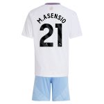 aston villa adidas away mini kit 2024-25 with m.asensio 21 printing Collection | Official Aston Villa Jerseys for Fans