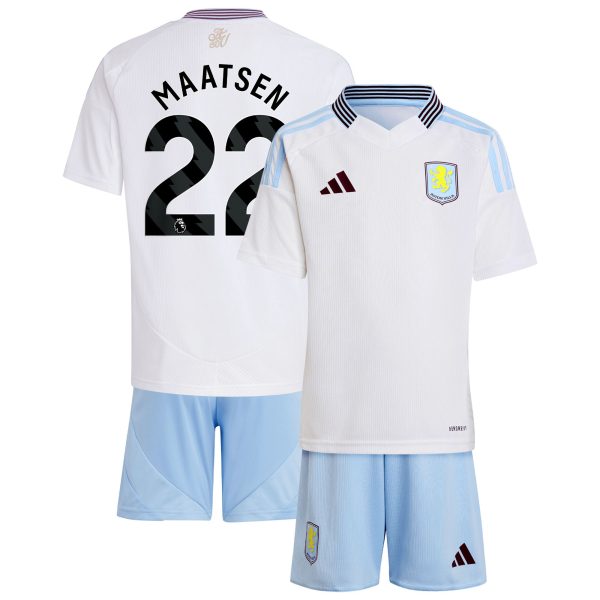 aston villa adidas away mini kit 2024-25 with maatsen 22 printing Collection | Official Aston Villa Jerseys for Fans