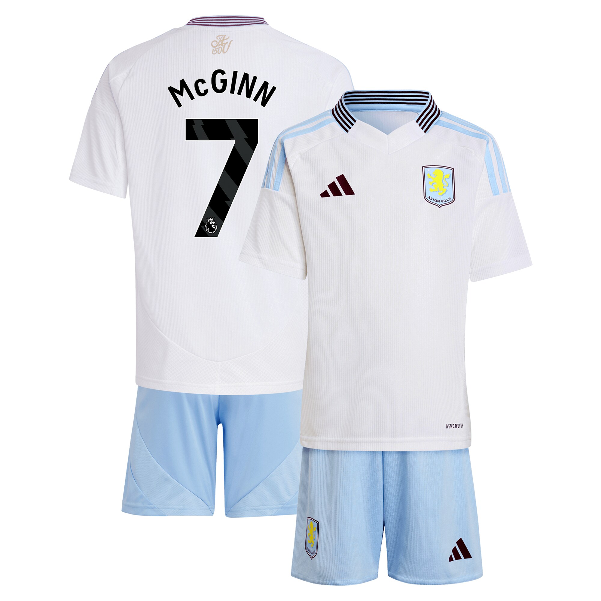 aston villa adidas away mini kit 2024-25 with mcginn 7 printing Collection | Official Aston Villa Jerseys for Fans