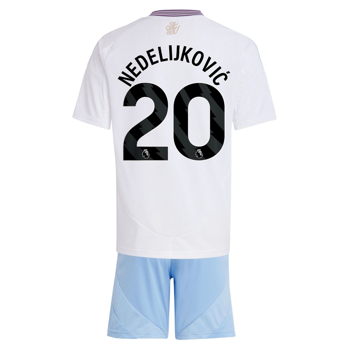 aston villa adidas away mini kit 2024-25 with nedeljković 20 printing Collection | Official Aston Villa Jerseys for Fans