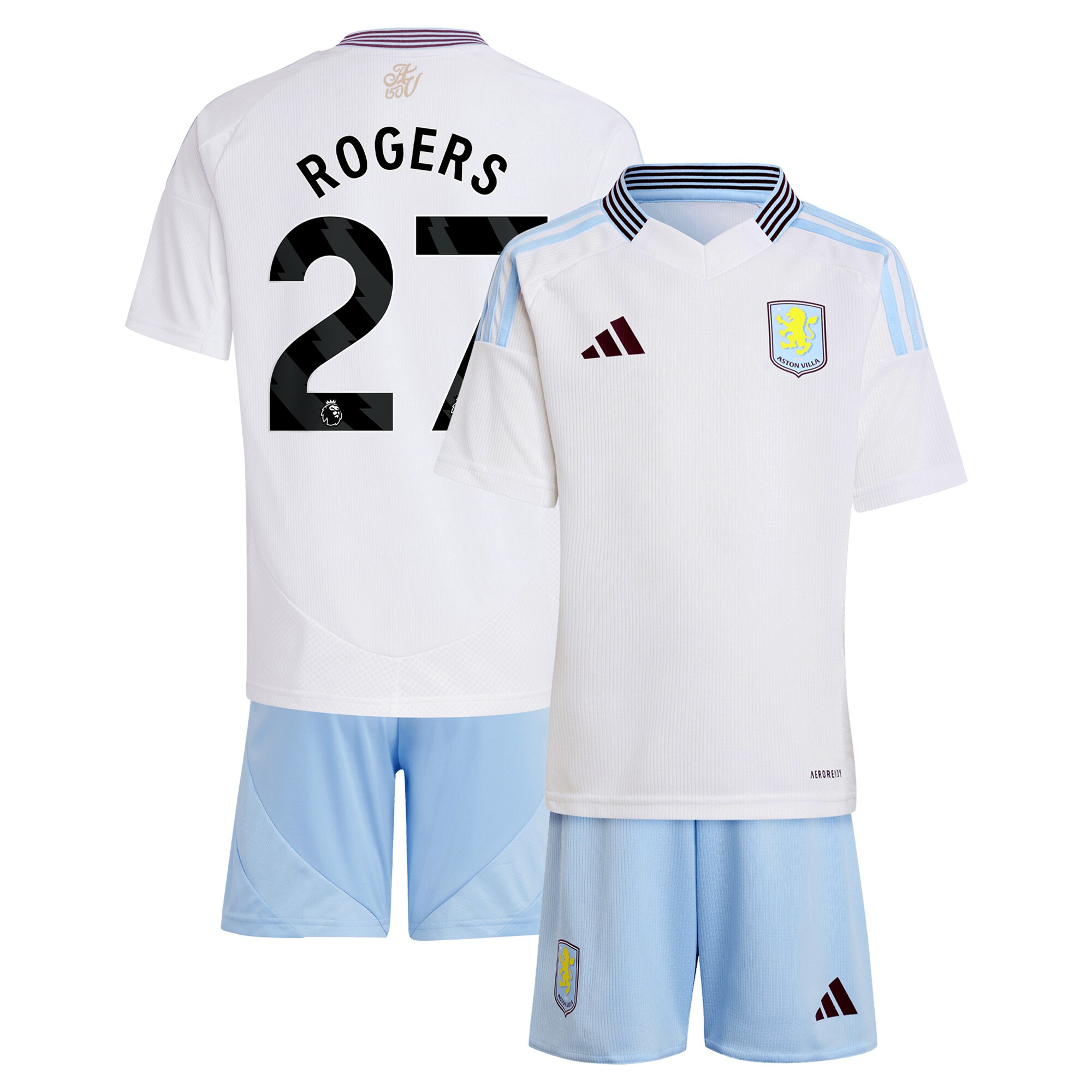 aston villa adidas away mini kit 2024-25 with rogers 27 printing Collection | Official Aston Villa Jerseys for Fans