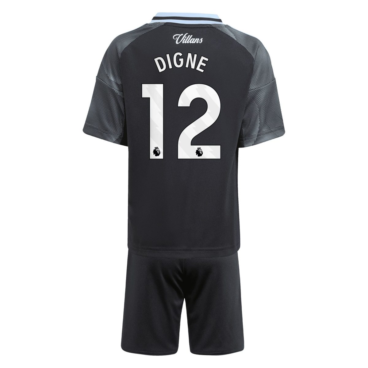 aston villa adidas away mini kit 2025-26 with digne 12 printing Collection | Official Aston Villa Jerseys for Fans