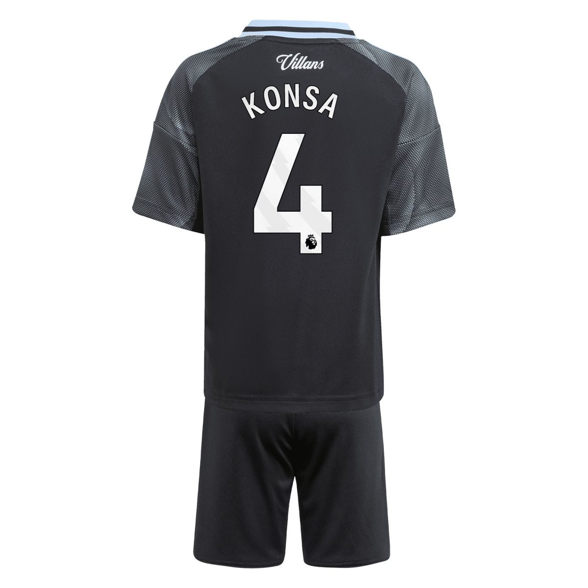 aston villa adidas away mini kit 2025-26 with konsa 4 printing Collection | Official Aston Villa Jerseys for Fans