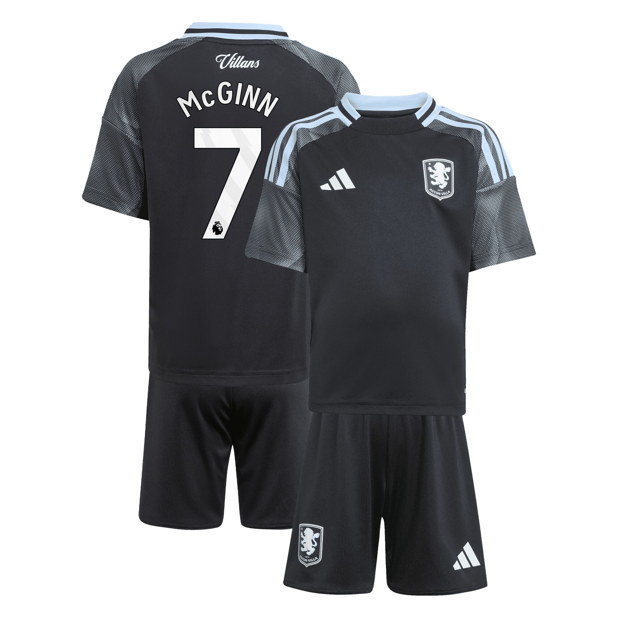 aston villa adidas away mini kit 2025-26 with mcginn 7 printing Collection | Official Aston Villa Jerseys for Fans