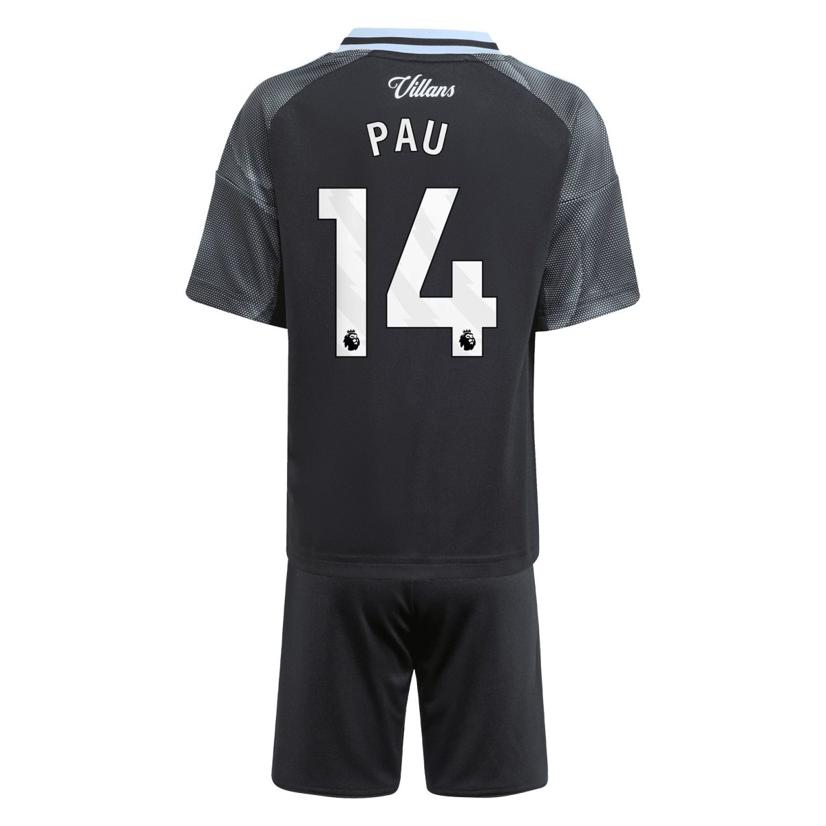 aston villa adidas away mini kit 2025-26 with pau 14 printing Collection | Official Aston Villa Jerseys for Fans